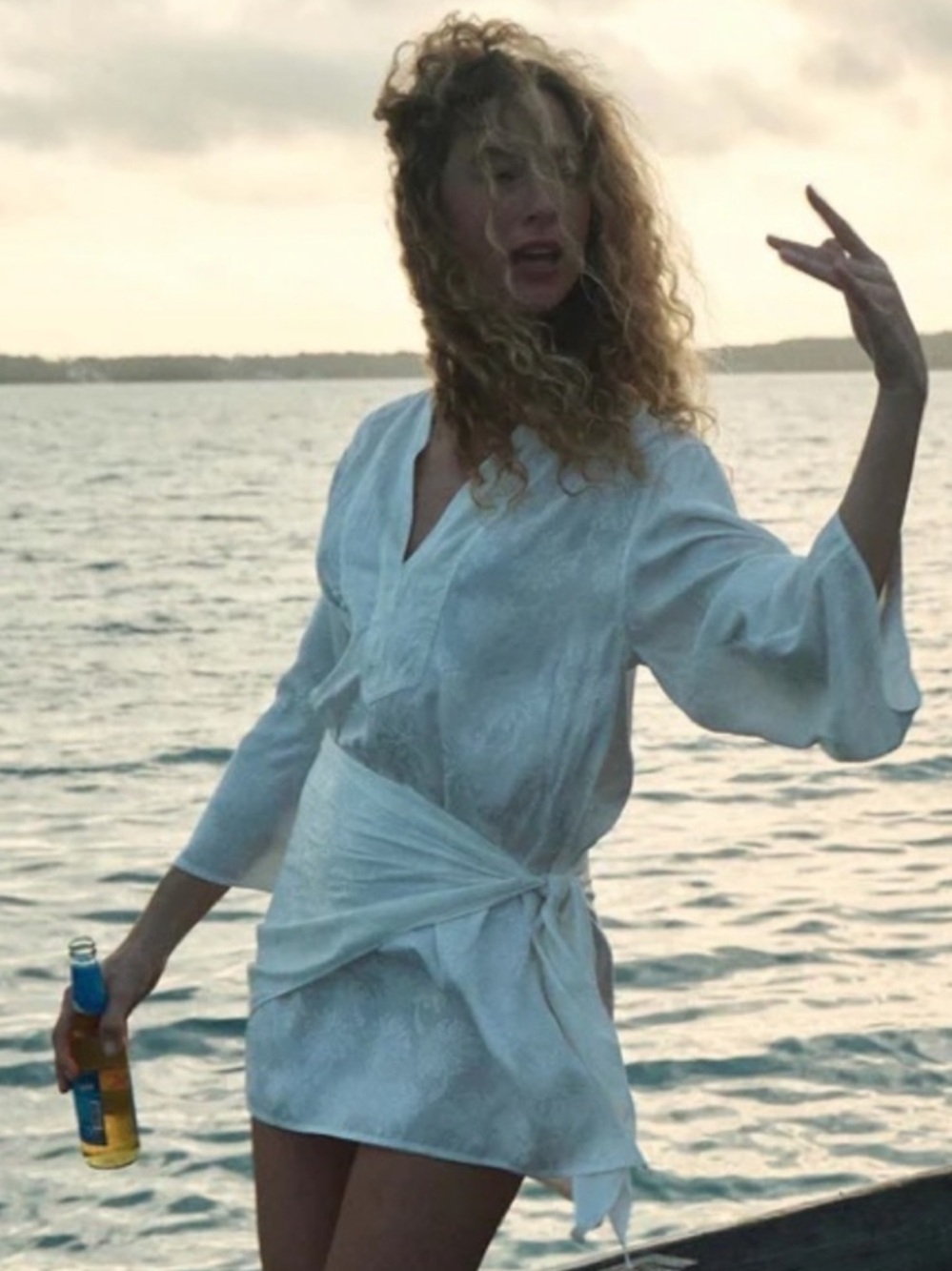 DOEN NWT LEONA DRESS WHITE